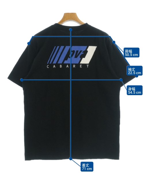 Cabaret Poval（キャバレーポヴァール）Tシャツ・カットソー 黒 サイズ:XL メンズ/2200724170029