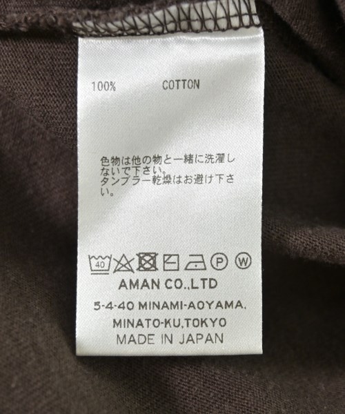 OUD（ウード）Tシャツ・カットソー 茶 サイズ:F レディース/2200709566076