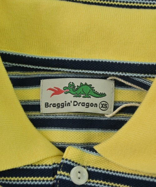 Braggin' Dragon（ブラギンドラゴン）ポロシャツ 黄 サイズ:XS メンズ/2200674231030