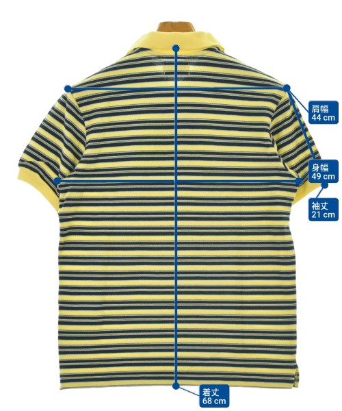 Braggin' Dragon（ブラギンドラゴン）ポロシャツ 黄 サイズ:XS メンズ/2200674231030