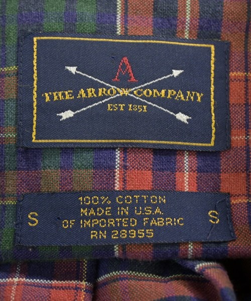 THE ARROW COMPANY（アローカンパニー）カジュアルシャツ 緑 サイズ:S メンズ/2200689325076