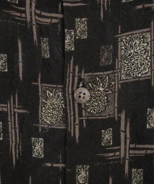 Island Shores（アイランドショアー）カジュアルシャツ 黒 サイズ:L メンズ/2200636742031