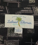 Island Shores（アイランドショアー）カジュアルシャツ 黒 サイズ:L メンズ/2200636742031