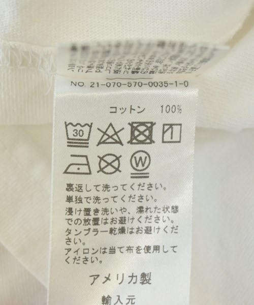 Augustine Kofie（オーガスティン コフィー）Tシャツ・カットソー 白 サイズ:-(M位) レディース/2200699137034