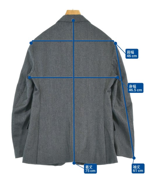 rossorame（ロソラーム）テーラードジャケット 紺 サイズ:48(L位) メンズ/2200633857059