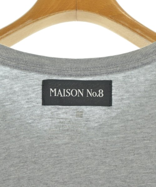 MAISON No.8（メゾンナンバーエイト）Tシャツ・カットソー グレー サイズ:L メンズ/2200612954090