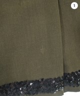 MAISON No.8（メゾンナンバーエイト）ひざ丈スカート カーキ サイズ:26(M位) レディース/2200734552051