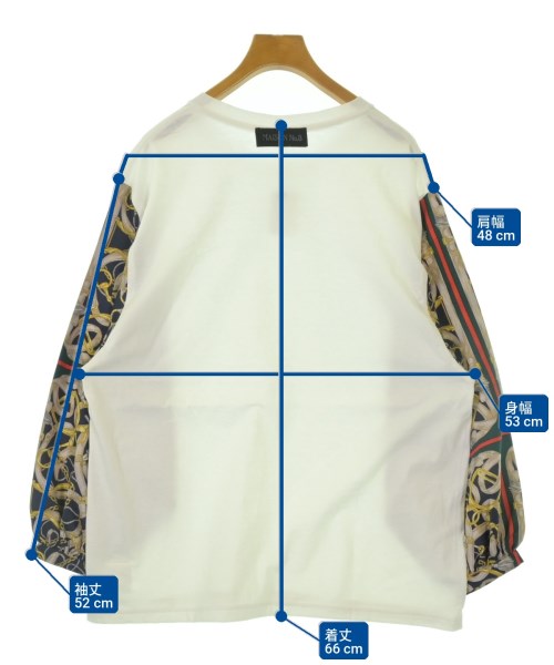 MAISON No.8（メゾンナンバーエイト）Tシャツ・カットソー 白 サイズ:F レディース/2200734552129