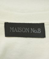 MAISON No.8（メゾンナンバーエイト）Tシャツ・カットソー 白 サイズ:F レディース/2200734552129
