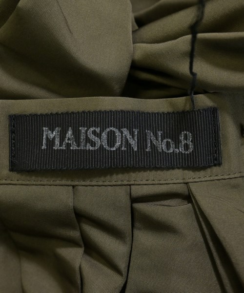 MAISON No.8（メゾンナンバーエイト）ひざ丈スカート カーキ サイズ:F レディース/2200734552174