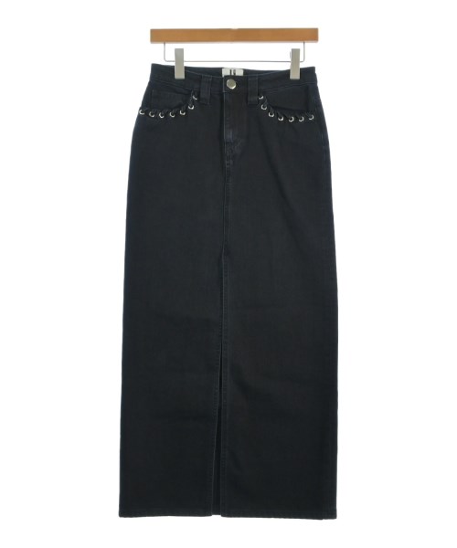 UNIQUE（ユニーク）ロング・マキシ丈スカート 黒 サイズ:6(M位) レディース/2200622186030