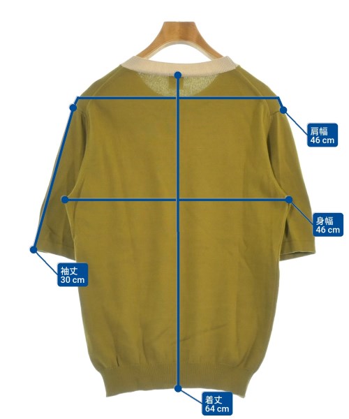 8 by YOOX（エイトバイユークス）ニット・セーター 黄 サイズ:S メンズ/2200648217022