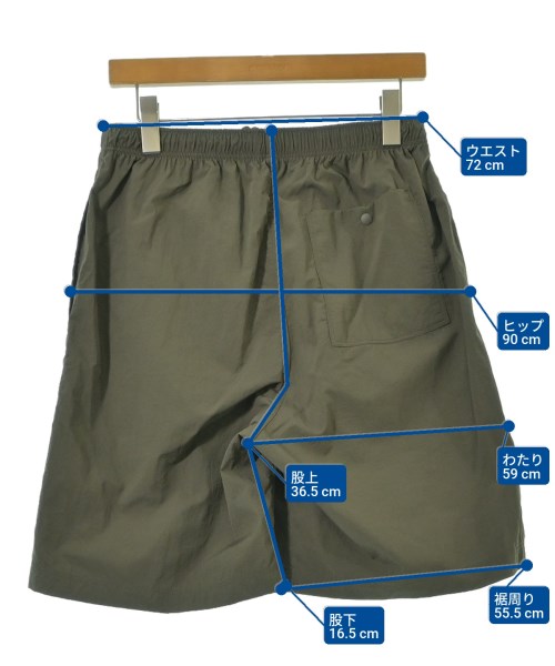 SHELTECH（シェルテック）ショートパンツ カーキ サイズ:L メンズ/2200663678112