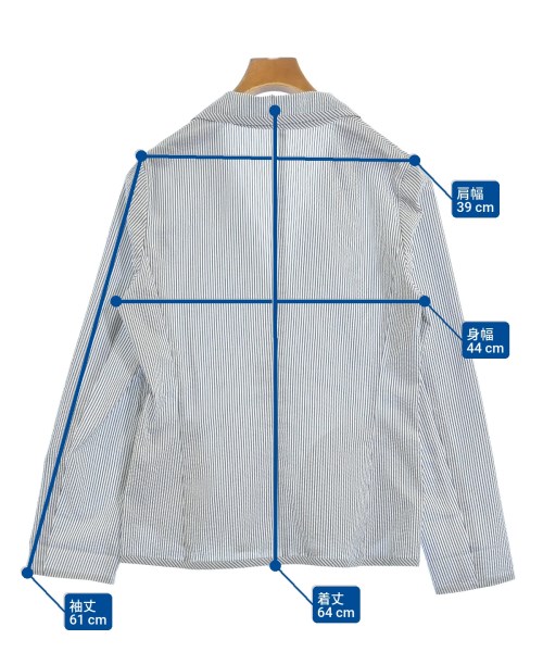 NOIVAN-STEIN（ノイバンシュタイン）カジュアルジャケット 青 サイズ:42(L位) レディース/2200678069011