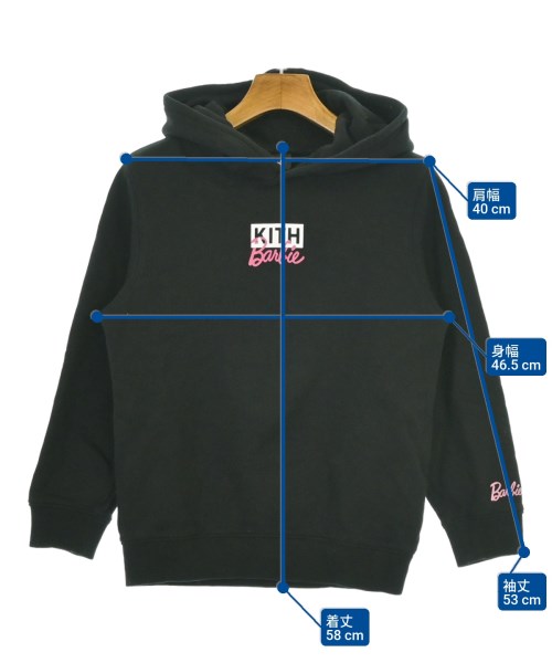 KITH（キス）パーカー 黒 サイズ:7 キッズ/2200673753076