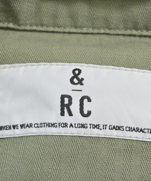 &RC（アンドアールシー）カバーオール カーキ サイズ:F レディース/2200624509028