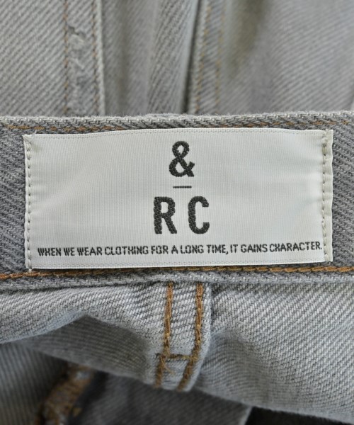 &RC（アンドアールシー）デニムパンツ グレー サイズ:32(XXS位) レディース/2200622501024