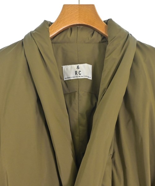 &RC（アンドアールシー）ダウンコート カーキ サイズ:F レディース/2200631398073