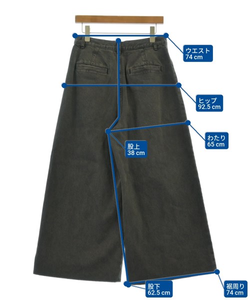 &RC（アンドアールシー）デニムパンツ 黒 サイズ:38(M位) レディース/2200606720038