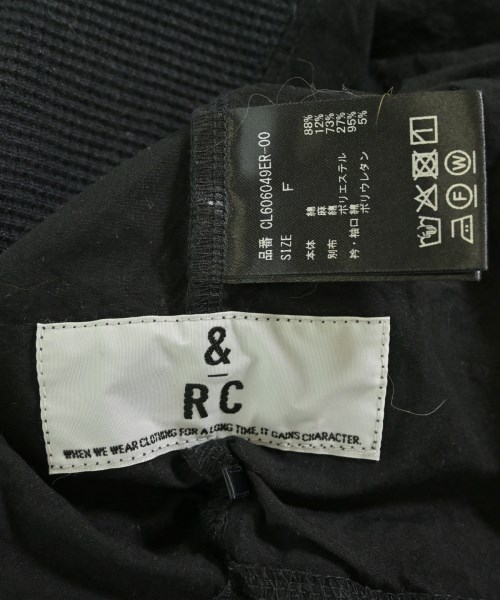 &RC（アンドアールシー）ブラウス 黒 サイズ:F レディース/2200697375339