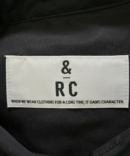 &RC（アンドアールシー）カジュアルシャツ 黒 サイズ:F レディース/2200663401093