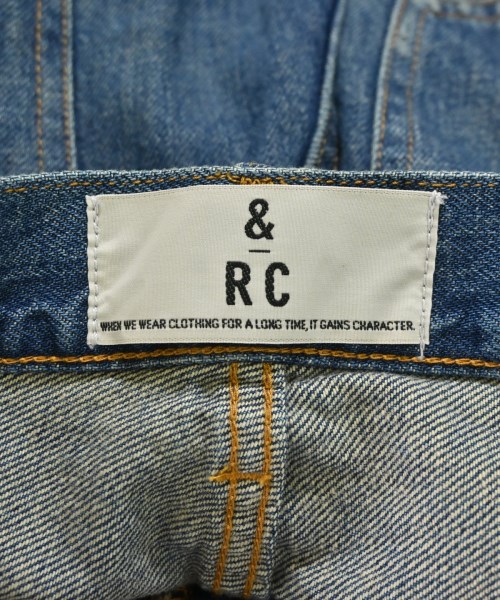 &RC（アンドアールシー）デニムパンツ 紺 サイズ:38(M位) レディース/2200675318044