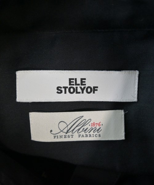 ELE STOLYOF（エレストリオフ）カジュアルシャツ 黒 サイズ:38(M位) レディース/2200608686042