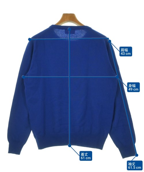 DONNACHIE（ドナチー）ニット・セーター 青 サイズ:48(L位) メンズ/2200644205023