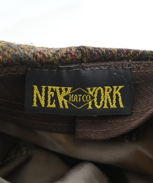 New York Hat Co（ニューヨークハット）ハンチング・ベレー帽 茶 サイズ:M レディース/2200635149596