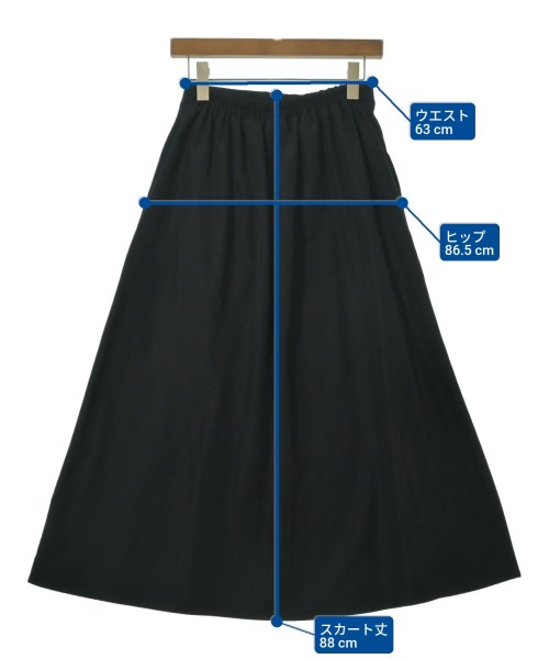 abahouse mavie（アバハウスマヴィ）ロング・マキシ丈スカート 黒 サイズ:38(M位) レディース/2200643091030