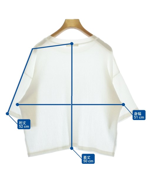 abahouse mavie（アバハウスマヴィ）Tシャツ・カットソー 白 サイズ:F レディース/2200722793022