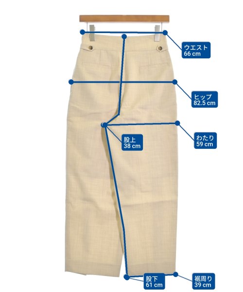 LE17SEPTEMBRE（ルディセットセプトンブル）スラックス ベージュ サイズ:-(M位) レディース/2200616448113