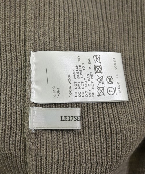 LE17SEPTEMBRE（ルディセットセプトンブル）ニット・セーター 茶 サイズ:36(S位) レディース/2200662305026