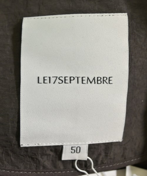 LE17SEPTEMBRE（ルディセットセプトンブル）トレンチコート 茶 サイズ:50(XL位) メンズ/2200663723058