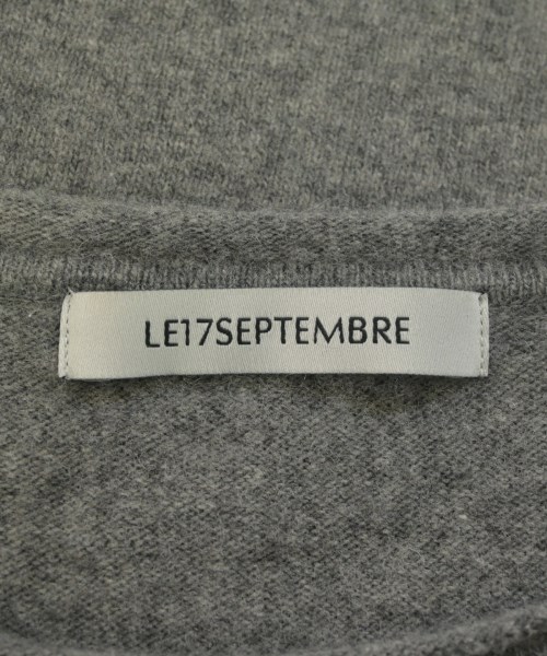 LE17SEPTEMBRE（ルディセットセプトンブル）ニット・セーター グレー サイズ:F レディース/2200689476068