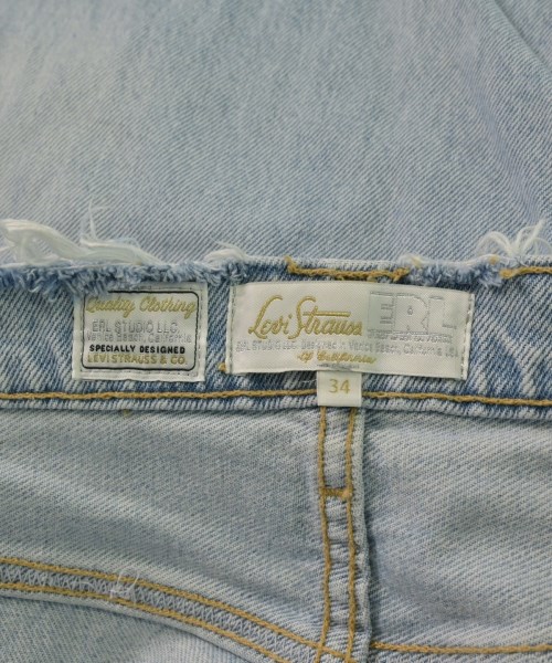 ERL（イーアールエル）デニムパンツ 青 サイズ:34(XL位) メンズ/2200642412157