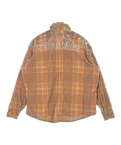 ERL（イーアールエル）カジュアルシャツ オレンジ サイズ:L メンズ/2200643465046