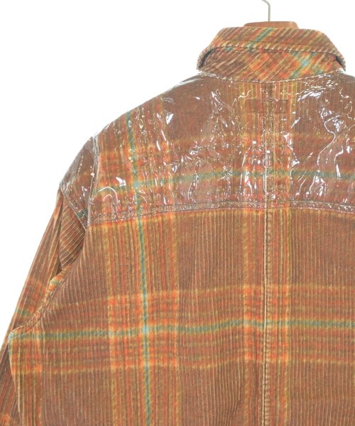 ERL（イーアールエル）カジュアルシャツ オレンジ サイズ:L メンズ/2200643465046