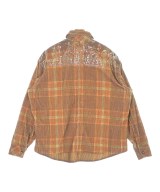 ERL（イーアールエル）カジュアルシャツ オレンジ サイズ:L メンズ/2200643465046