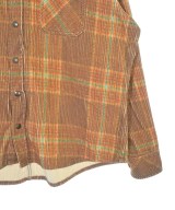 ERL（イーアールエル）カジュアルシャツ オレンジ サイズ:L メンズ/2200643465046