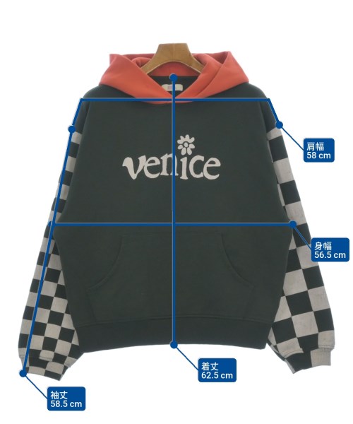 ERL（イーアールエル）パーカー カーキ サイズ:S メンズ/2200622258140