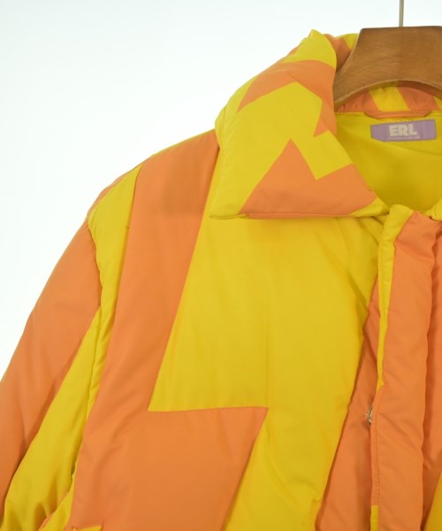 ERL（イーアールエル）ダウンジャケット/ダウンベスト オレンジ サイズ:L メンズ/2200623552025