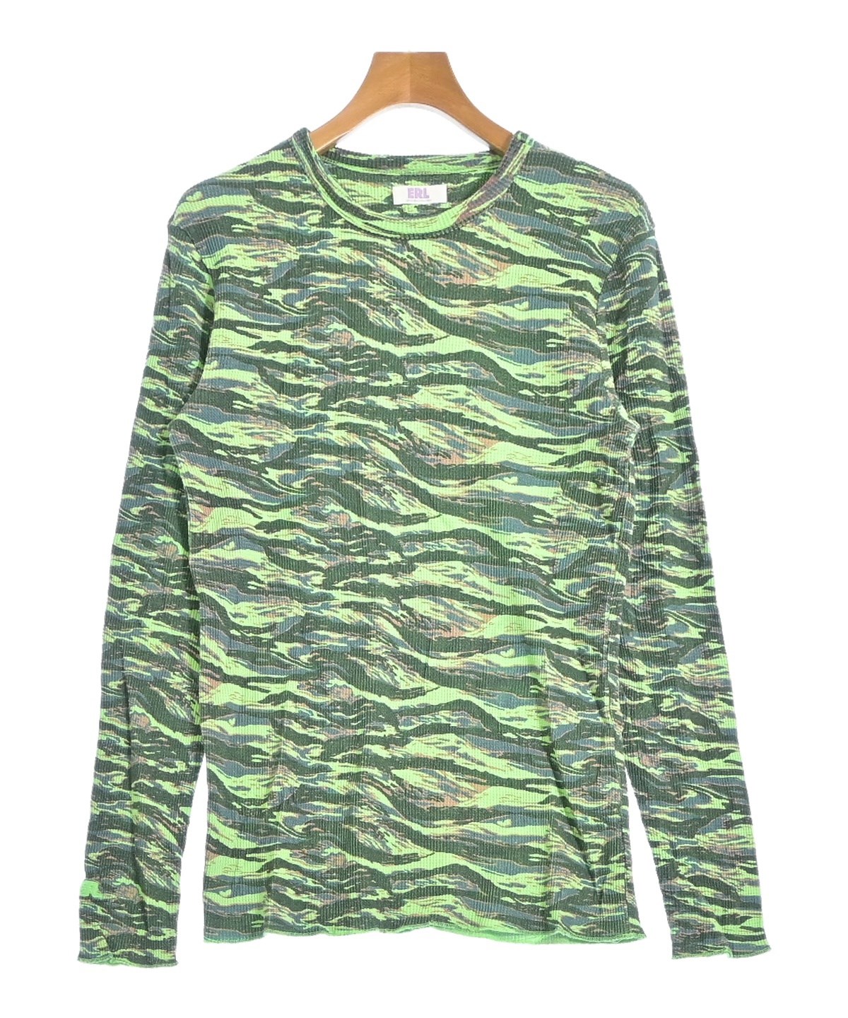 ERL（イーアールエル）Tシャツ・カットソー 緑 サイズ:XL メンズ