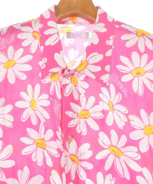 ERL（イーアールエル）カジュアルシャツ ピンク サイズ:L メンズ/2200617835035