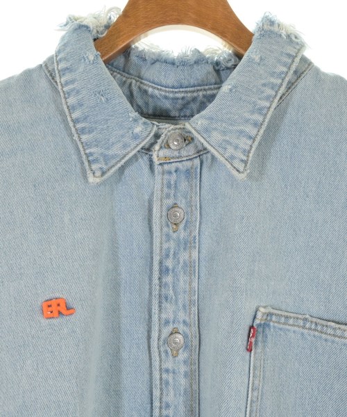 ERL（イーアールエル）カジュアルシャツ 青 サイズ:XL メンズ/2200597214301