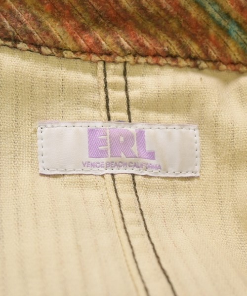 ERL（イーアールエル）カジュアルシャツ 茶 サイズ:L メンズ/2200620604017