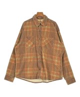 ERL（イーアールエル）カジュアルシャツ 茶 サイズ:L メンズ/2200620604017