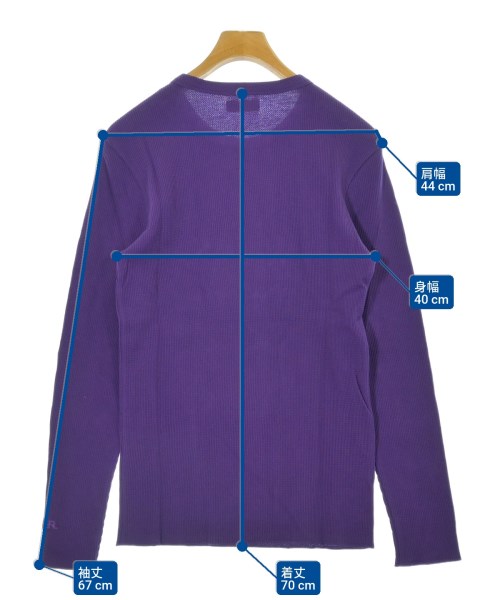 ERL（イーアールエル）Tシャツ・カットソー 紫 サイズ:L メンズ/2200676804263