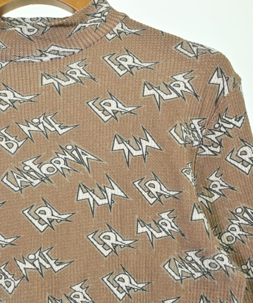ERL（イーアールエル）Tシャツ・カットソー 茶 サイズ:M レディース/2200693515180