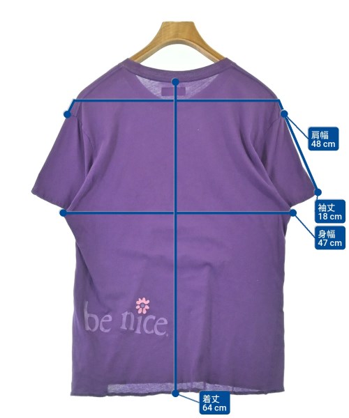 ERL（イーアールエル）Tシャツ・カットソー 紫 サイズ:L メンズ/2200693684152